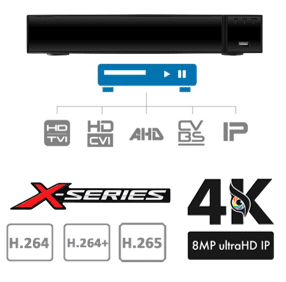 Teravision 4CH 8MP XVR bundle with 1TB Survelliance HDD
