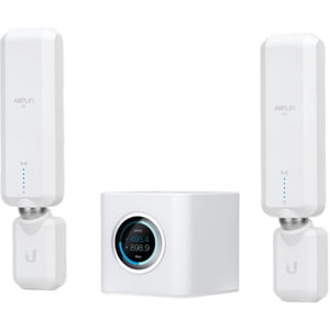 AmpliFi HD WiFi System by Ubiquiti Labs, Seamless Whole Home Wireless Internet Coverage, HD WiFi Router, 2 Mesh Points, 4 Gigabit Ethernet, 1 WAN Port