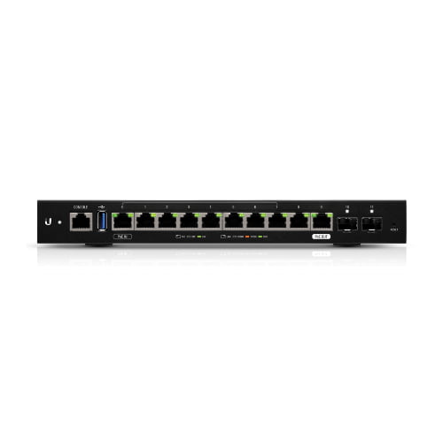 Ubiquiti EdgeRouter 12 - 10-Port Gigabit Router with PoE Passthrough and 2 SFP Ports Ubiquiti EdgeRouter 12 - 10-Port Gigabit Router with PoE Passthrough and 2 SFP Ports