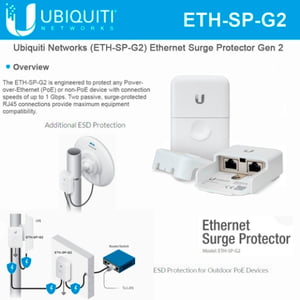 Ubiquiti  Ethernet Surge Protector, Gen 2