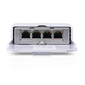 Ubiquiti NanoSwitch with four Gigabit Ethernet ports Ubiquiti NanoSwitch with four Gigabit Ethernet ports